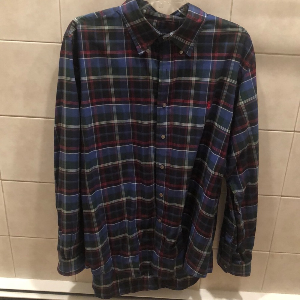 Ralph Lauren Button Down Long Sleeve Dress Shirt